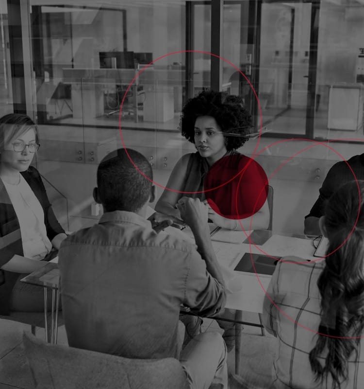 People Working at a Conference Table