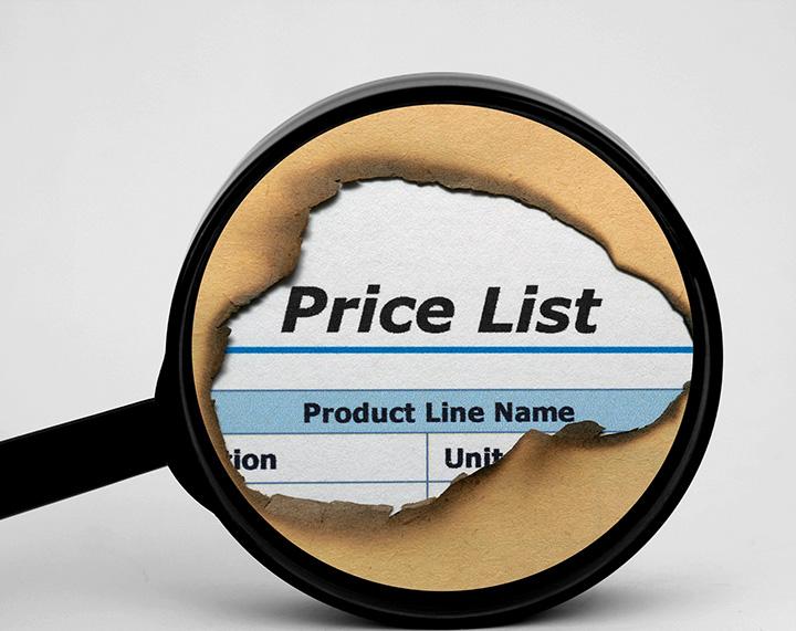 Pricelist